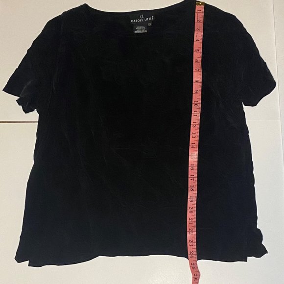 90’s Vintage Blouse in Black Size 10 - Picture 2 of 4